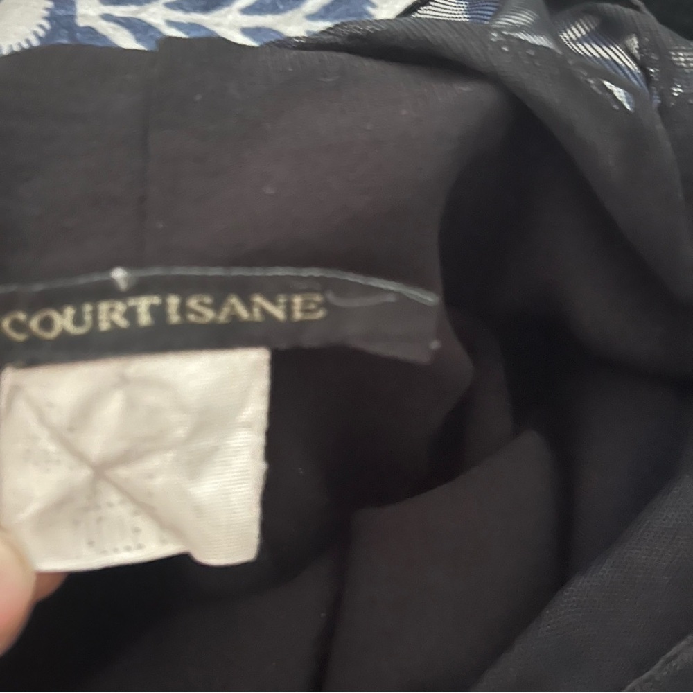 Vintage Courtisane France Designer Old Hollywood Glamour Elegant Dress Gown - Picture 3 of 10